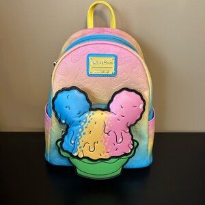 Loungefly Exclusive Disney Eats Mickey Mouse Shaved Ice Mini Backpack